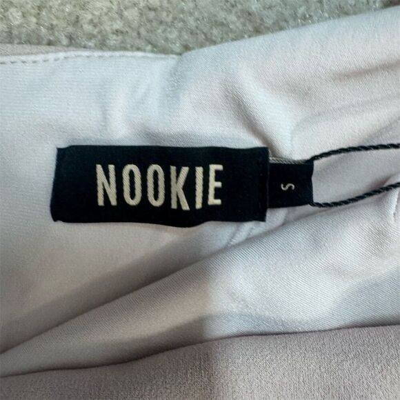 NWT Nookie Rendezvous Midi Dress Women's Size S Beige Square Neck - Picture 5 of 7